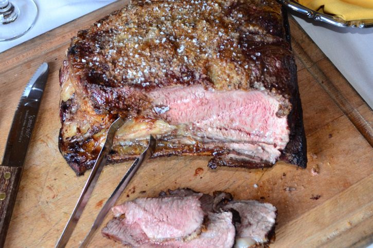 Beef Ribs - cooking for at least 4 hours to be taken straight to your table side.
