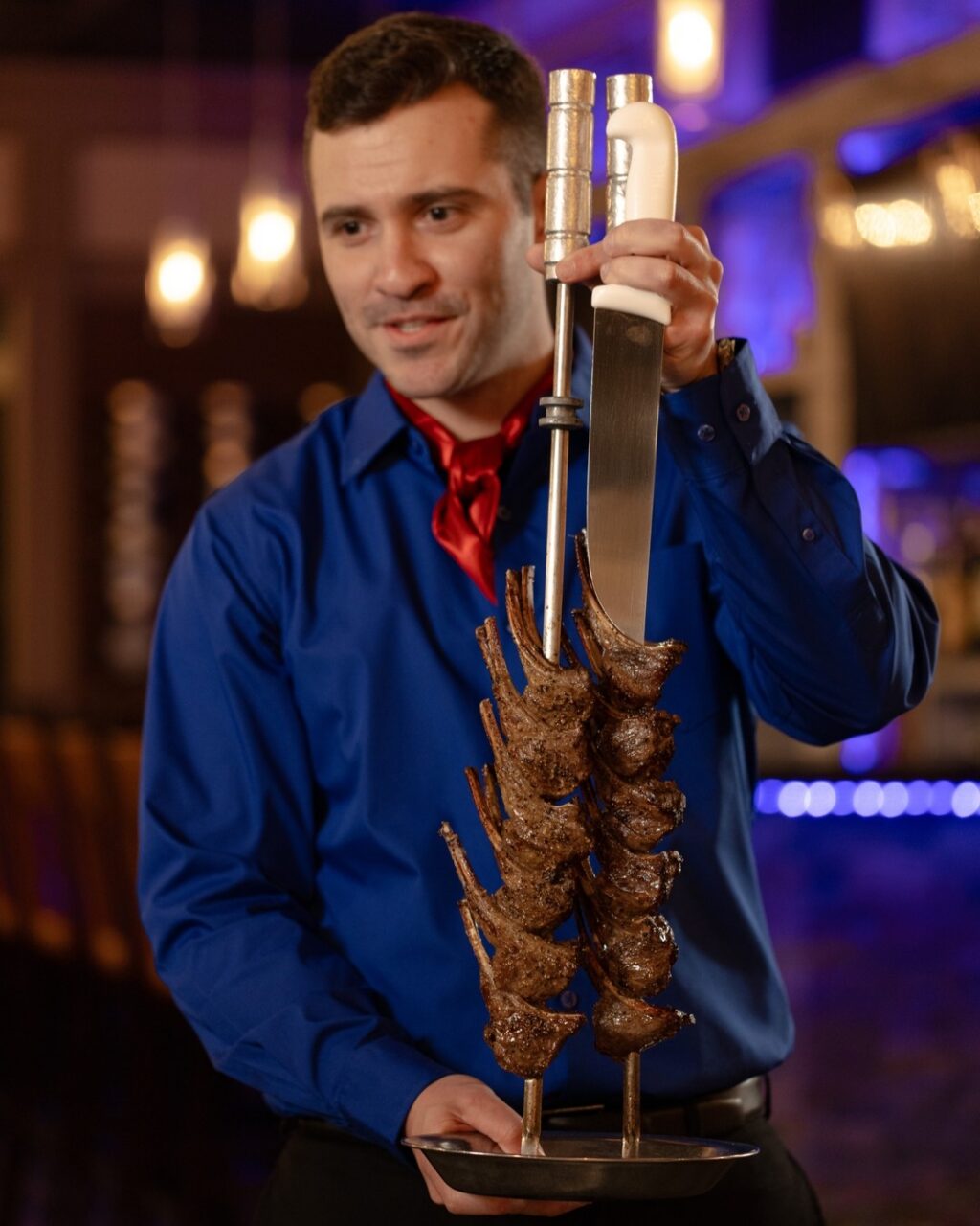 Serving and preserving the Gaucho’s culture and the authentic dining tradition of the Brazilian cowboy of grilled meats and fresh salads.

With 18 unlimited selections from the grill, ranging from beef, pork, chicken, lamb, and fish, including the new 24-karat Golden Steak®, there is something for everyone to enjoy.

Which location are you heading to? 
Cupertino, CA
Irvine, CA
Napa, CA
Roseville, CA
San Diego, CA
Walnut Creek, CA
Las Vegas, NV
Charleston, SC