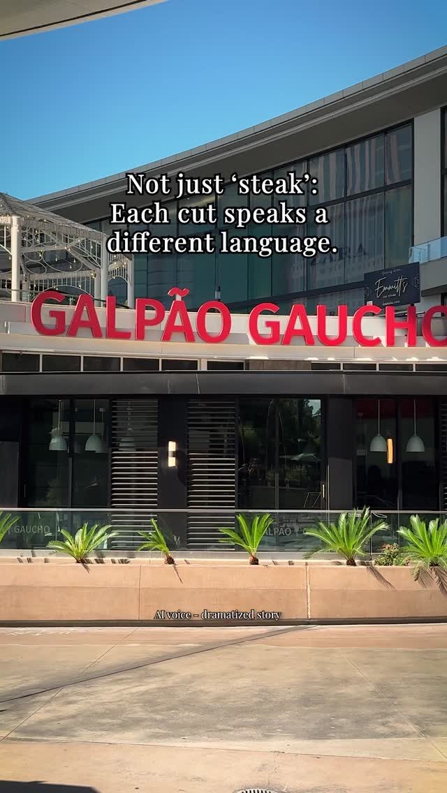 Life is better around a table. At Galpão Gaucho, every meal turns into a story.

❤️🥩🍷🥗

Share this moment with someone who deserves it!

Narration generated with an AI voice actor. Story is a dramatization for illustration—real menu, fictional diner.

Which location are you heading to?

Cupertino, CA
Irvine, CA
Napa, CA
Roseville, CA
San Diego, CA
Walnut Creek, CA
Las Vegas, NV
Charleston, SC