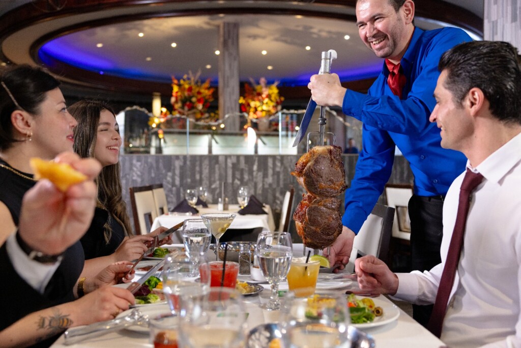 The kind of dinner that turns into a whole experience. ✨

From nonstop tableside cuts to handcrafted cocktails and an elegant atmosphere, every visit to Galpão Gaucho Brazilian Steakhouse is made to impress.

Book your group table now.

Which location are you heading to? 
Cupertino, CA
Irvine, CA
Napa, CA
Roseville, CA
San Diego, CA
Walnut Creek, CA
Las Vegas, NV
Charleston, SC